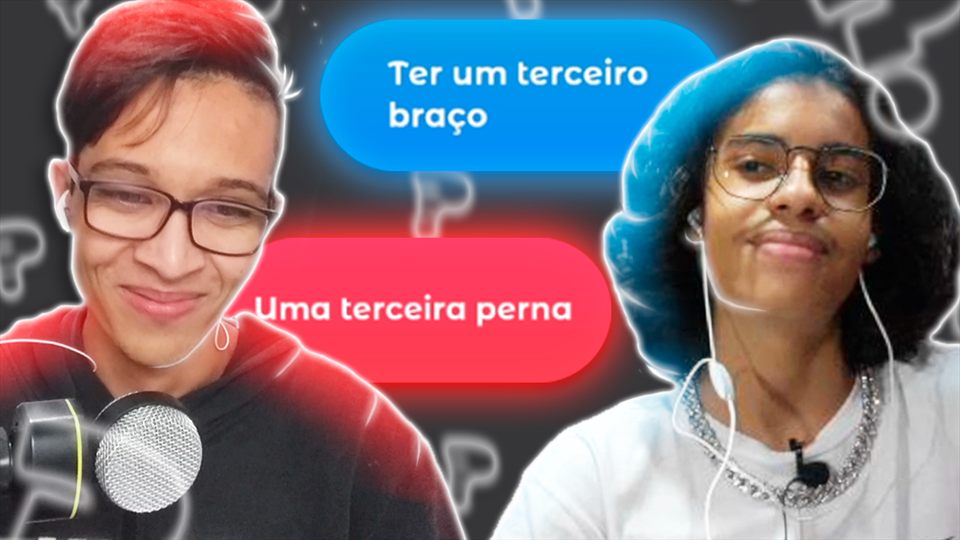 Capa do vídeo: O que vc prefere? Com T-REX